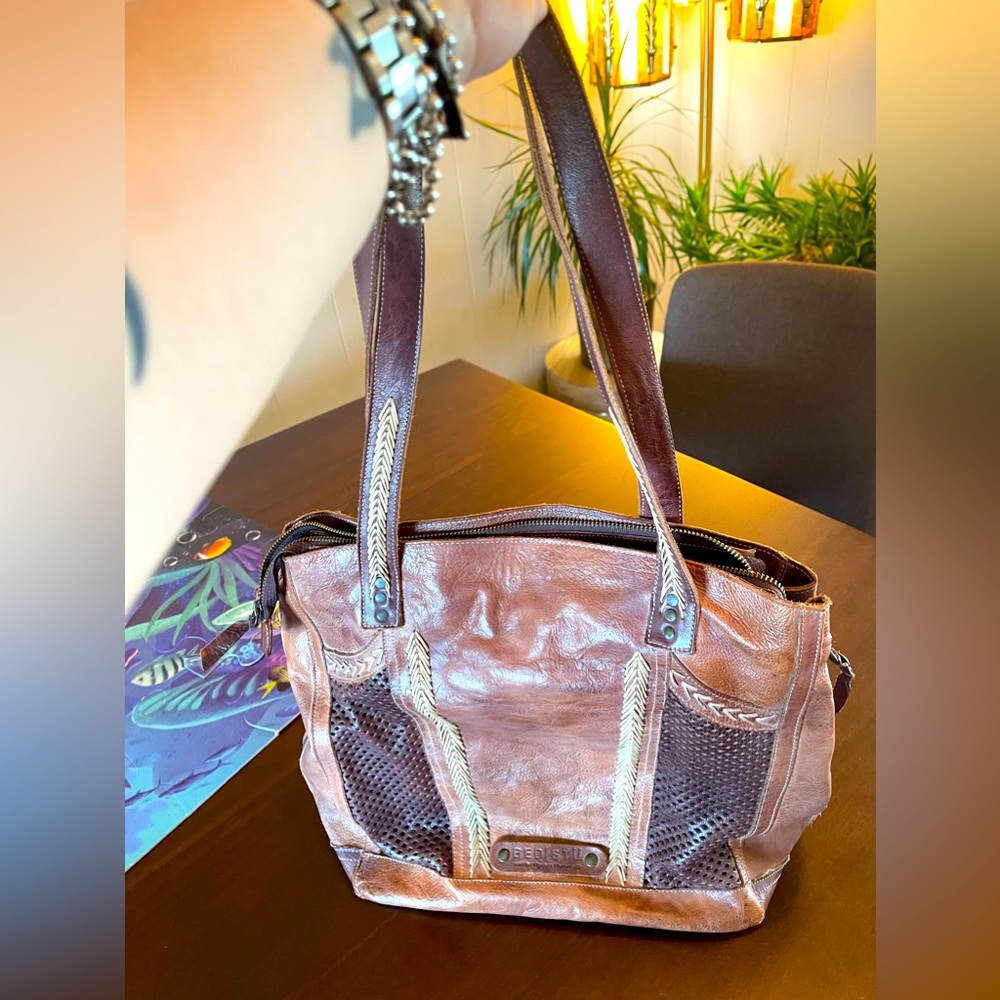 Bedstu Leather tote bag